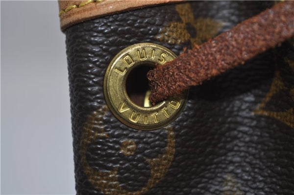 Authentic Louis Vuitton Monogram Montsouris PM Backpack M51137 LV 0403F