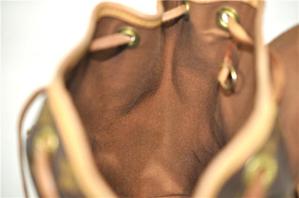 Authentic Louis Vuitton Monogram Montsouris PM Backpack M51137 LV 0403F