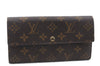 Auth Louis Vuitton Monogram Pochette Porte Monnaie Credit Wallet M61725 LV 0404D