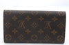 Auth Louis Vuitton Monogram Pochette Porte Monnaie Credit Wallet M61725 LV 0404D