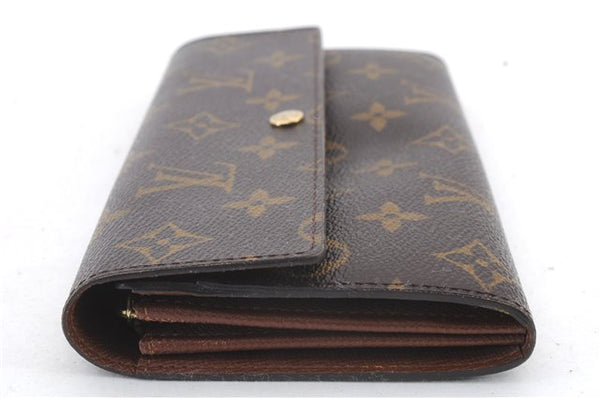 Auth Louis Vuitton Monogram Pochette Porte Monnaie Credit Wallet M61725 LV 0404D