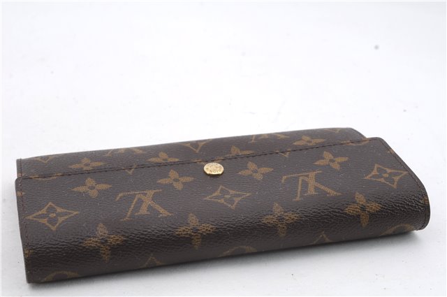 Auth Louis Vuitton Monogram Pochette Porte Monnaie Credit Wallet M61725 LV 0404D