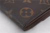 Auth Louis Vuitton Monogram Pochette Porte Monnaie Credit Wallet M61725 LV 0404D