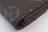 Auth Louis Vuitton Monogram Pochette Porte Monnaie Credit Wallet M61725 LV 0404D