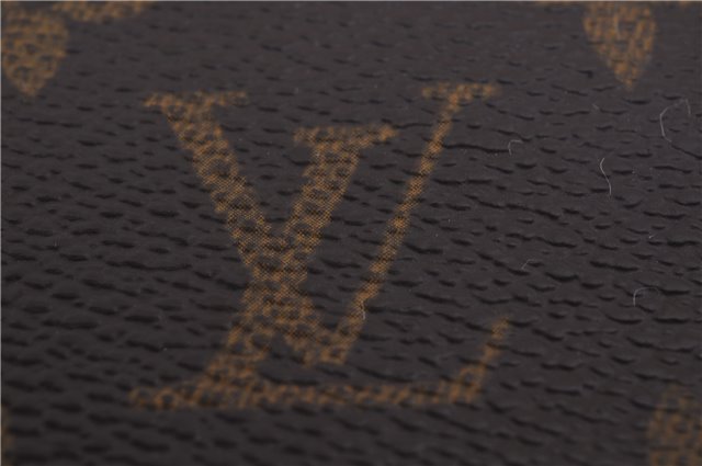 Auth Louis Vuitton Monogram Pochette Porte Monnaie Credit Wallet M61725 LV 0404D