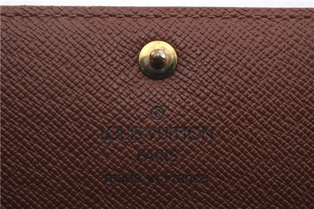 Auth Louis Vuitton Monogram Pochette Porte Monnaie Credit Wallet M61725 LV 0404D