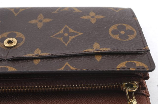 Auth Louis Vuitton Monogram Pochette Porte Monnaie Credit Wallet M61725 LV 0404D