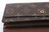 Auth Louis Vuitton Monogram Pochette Porte Monnaie Credit Wallet M61725 LV 0404D