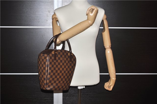 Authentic Louis Vuitton Damier Sarria Seau Hand Bag Purse N51284 LV 0404F