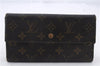 Auth Louis Vuitton Monogram Portefeuille International Wallet M61217 LV 0405D