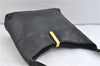 Authentic GUCCI Shoulder Hand Bag Leather Black 0408D