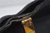 Authentic GUCCI Shoulder Hand Bag Leather Black 0408D