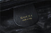 Authentic GUCCI Shoulder Hand Bag Leather Black 0408D