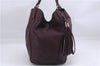 Authentic GUCCI SOHO Tassel Shoulder Tote Bag Leather 282309 Bordeaux Red 0409E