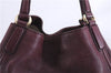 Authentic GUCCI SOHO Tassel Shoulder Tote Bag Leather 282309 Bordeaux Red 0409E