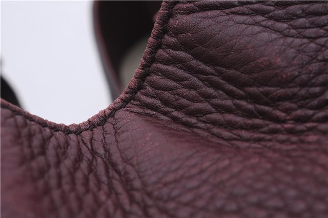 Authentic GUCCI SOHO Tassel Shoulder Tote Bag Leather 282309 Bordeaux Red 0409E