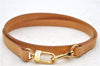 Authentic Louis Vuitton Leather Shoulder Strap Beige 39.4" LV 0410D