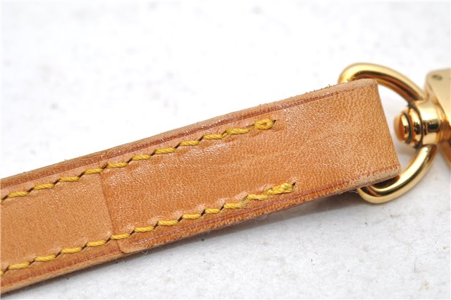 Authentic Louis Vuitton Leather Shoulder Strap Beige 39.4