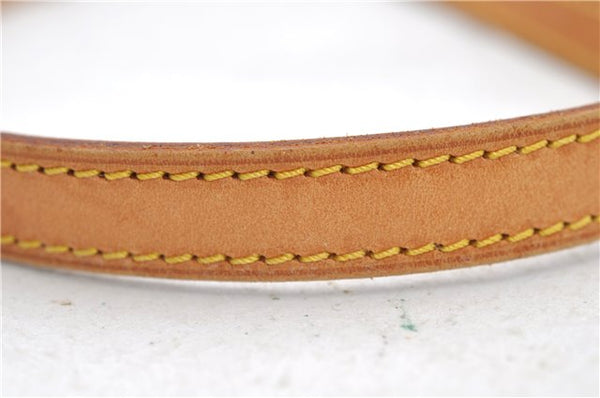 Authentic Louis Vuitton Leather Shoulder Strap Beige 39.4" LV 0410D