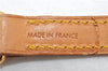 Authentic Louis Vuitton Leather Shoulder Strap Beige 39.4" LV 0410D