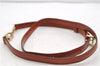 Authentic Louis Vuitton Leather Shoulder Strap Brown 40.4-47.2" LV 0411D