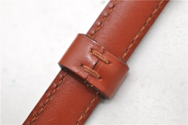 Authentic Louis Vuitton Leather Shoulder Strap Brown 40.4-47.2