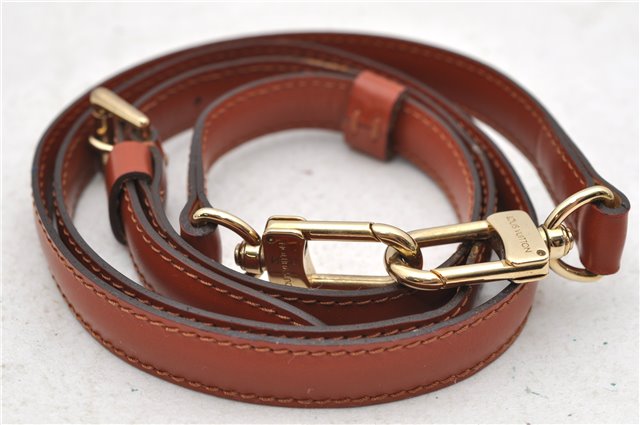 Authentic Louis Vuitton Leather Shoulder Strap Brown 40.4-47.2