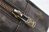 Auth Louis Vuitton Monogram Trousse Toilette 23 Clutch Hand Bag M47524 LV 0411E