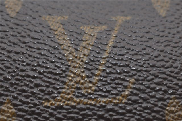 Auth Louis Vuitton Monogram Trousse Toilette 23 Clutch Hand Bag M47524 LV 0411E