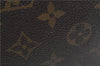 Auth Louis Vuitton Monogram Trousse Toilette 23 Clutch Hand Bag M47524 LV 0411E
