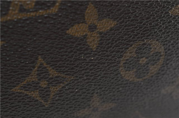 Auth Louis Vuitton Monogram Trousse Toilette 23 Clutch Hand Bag M47524 LV 0411E