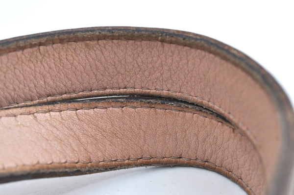 Authentic GUCCI Shoulder Hand Tote Bag Purse GG PVC Leather 211138 Brown 0411G