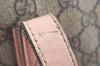 Authentic GUCCI Shoulder Hand Tote Bag Purse GG PVC Leather 211138 Brown 0411G