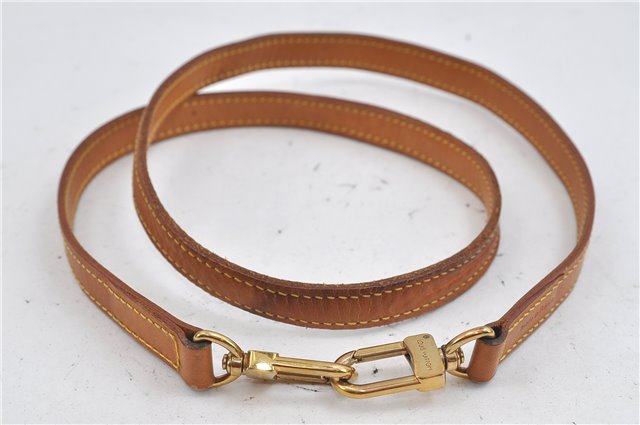 Authentic Louis Vuitton Leather Shoulder Strap Beige 39