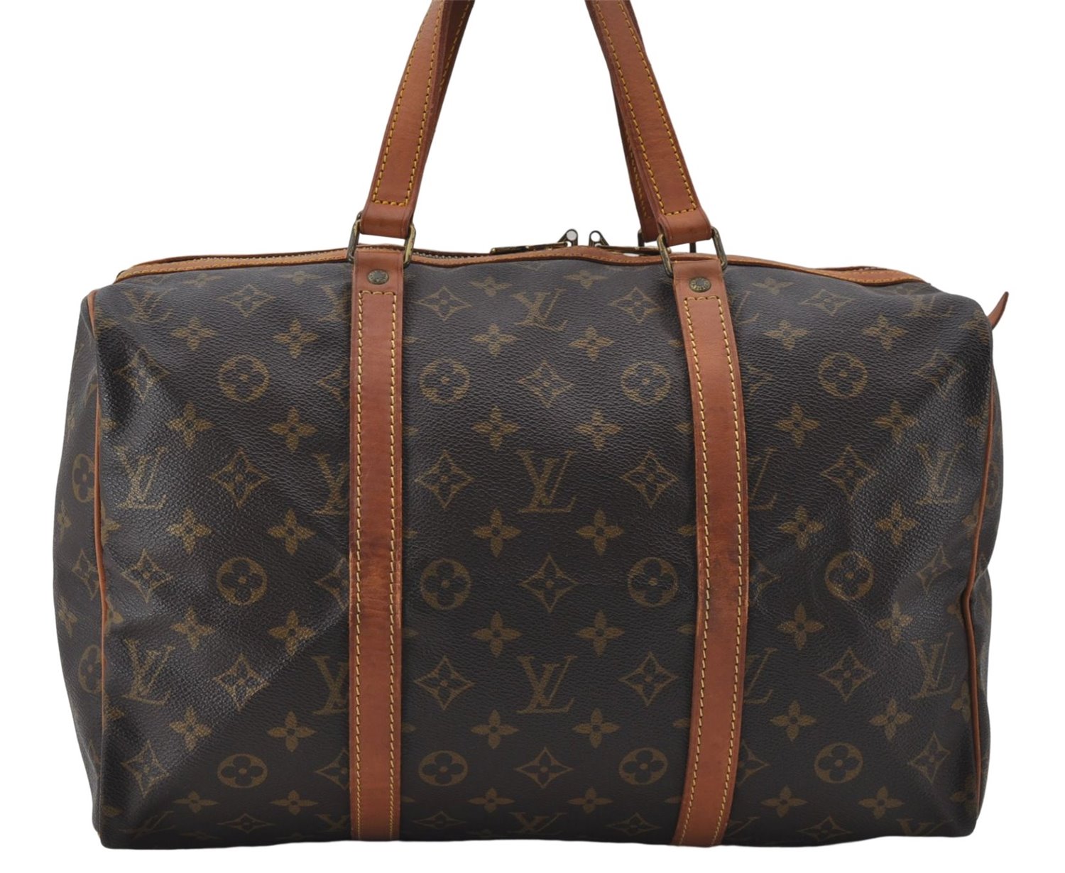 Authentic Louis Vuitton Monogram Sac Souple 35 Hand Boston Bag M41626 LV 0412E