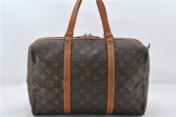 Authentic Louis Vuitton Monogram Sac Souple 35 Hand Boston Bag M41626 LV 0412E