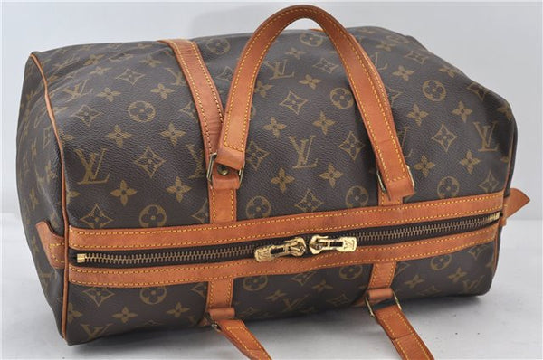 Authentic Louis Vuitton Monogram Sac Souple 35 Hand Boston Bag M41626 LV 0412E