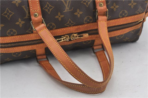 Authentic Louis Vuitton Monogram Sac Souple 35 Hand Boston Bag M41626 LV 0412E