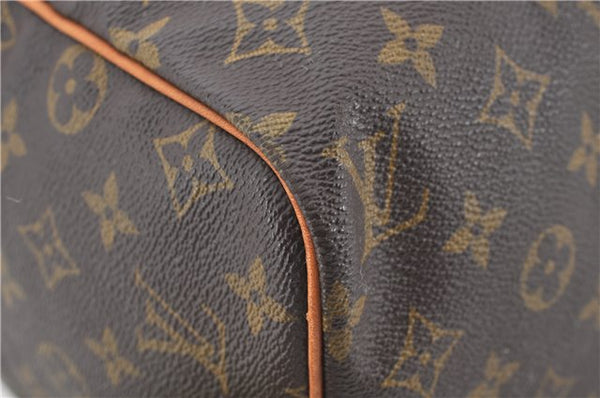 Authentic Louis Vuitton Monogram Sac Souple 35 Hand Boston Bag M41626 LV 0412E