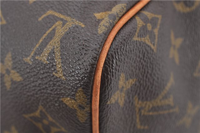 Authentic Louis Vuitton Monogram Sac Souple 35 Hand Boston Bag M41626 LV 0412E