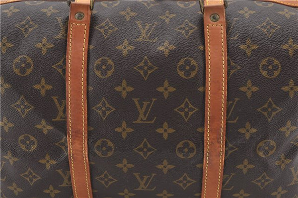 Authentic Louis Vuitton Monogram Sac Souple 35 Hand Boston Bag M41626 LV 0412E