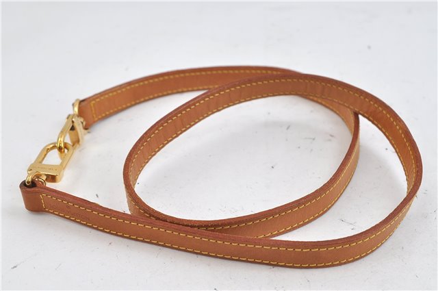 Authentic Louis Vuitton Leather Shoulder Strap Beige 38.6