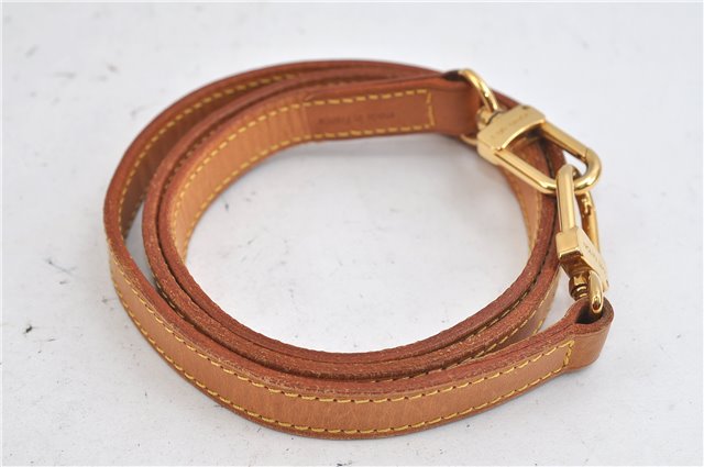 Authentic Louis Vuitton Leather Shoulder Strap Beige 38.6