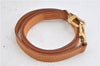 Authentic Louis Vuitton Leather Shoulder Strap Beige 38.6" LV 0413D