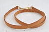 Authentic Louis Vuitton Leather Shoulder Strap Beige 38.6" LV 0414D