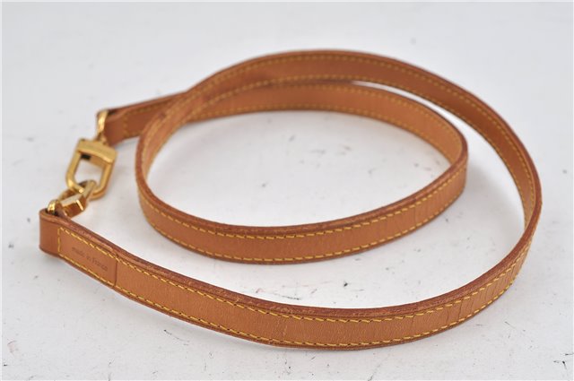 Authentic Louis Vuitton Leather Shoulder Strap Beige 38.6