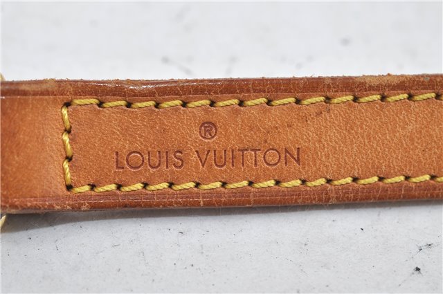 Authentic Louis Vuitton Leather Shoulder Strap Beige 39