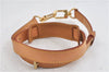 Authentic Louis Vuitton Leather Shoulder Strap Beige 34.3-45.7" LV 0418D