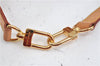 Authentic Louis Vuitton Leather Shoulder Strap Beige 34.3-45.7" LV 0418D