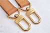 Authentic Louis Vuitton Leather Shoulder Strap Beige 34.3-45.7" LV 0418D